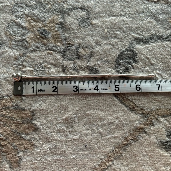 Pandora Moments Heart Clasp Snake Chain Bracelet Size 6.7 - Picture 11 of 12